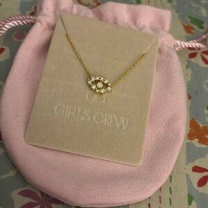 Girls crew necklace